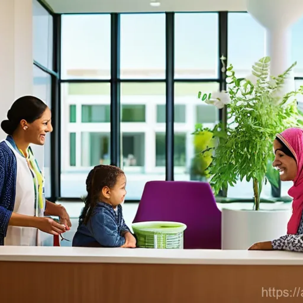 보건소 무료 건강검진 조건 - **Prompt 1: A Welcoming Community Health Center**
    "A vibrant, brightly lit community health cent...