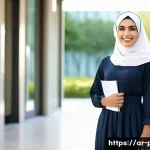 보건소에서 제공하는 자궁경부암 예방접종 - **Prompt 1: Empowered Woman, Healthy Future**
    A full-body shot of a radiant young Arab woman, ap...