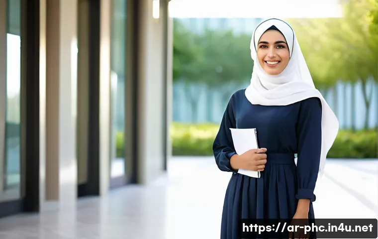 보건소에서 제공하는 자궁경부암 예방접종 - **Prompt 1: Empowered Woman, Healthy Future**
    A full-body shot of a radiant young Arab woman, ap...